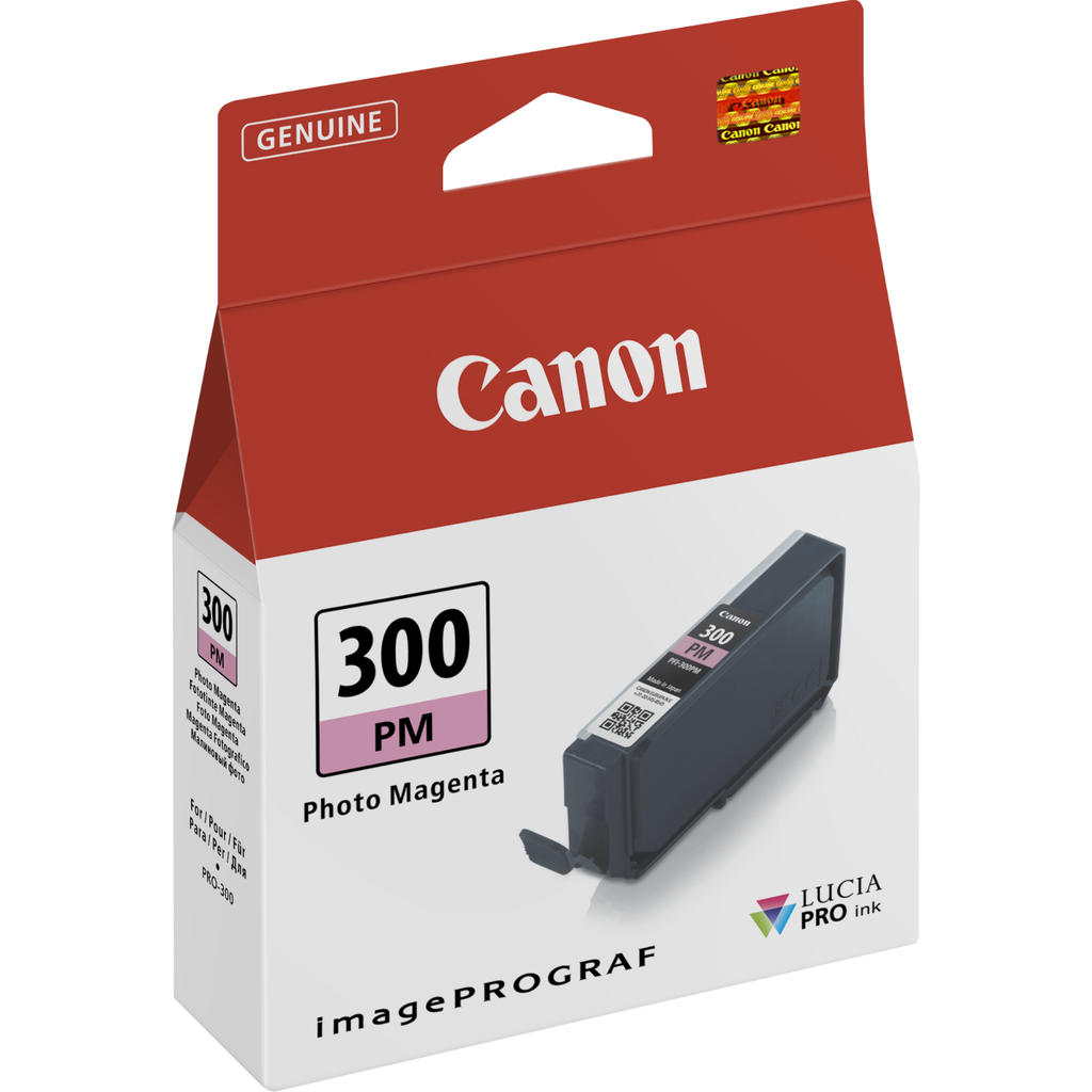 Cartouche d'encre Canon PFI-300 PM / 4198C001 magenta photo, 530 pages