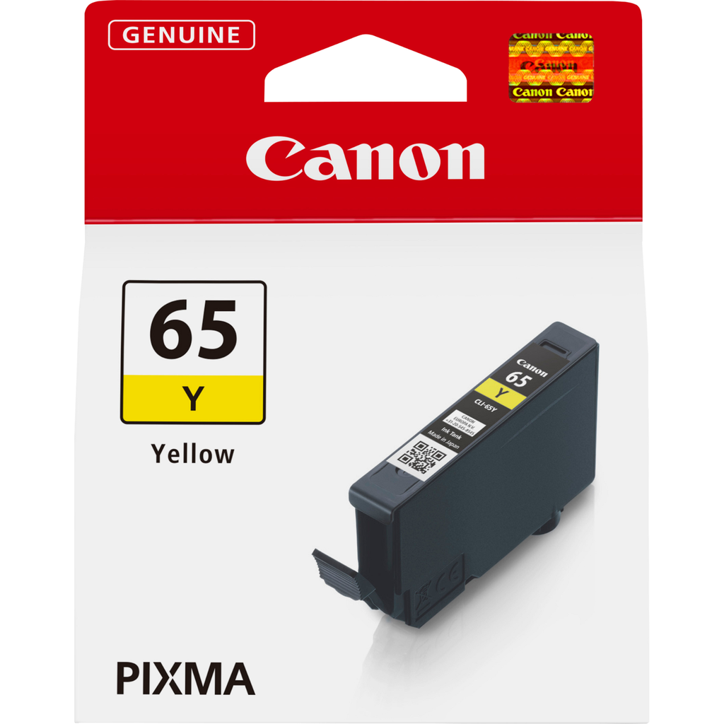 Tintenpatrone Canon CLI-65Y / 4218C001 Gelb, 295 Seiten
