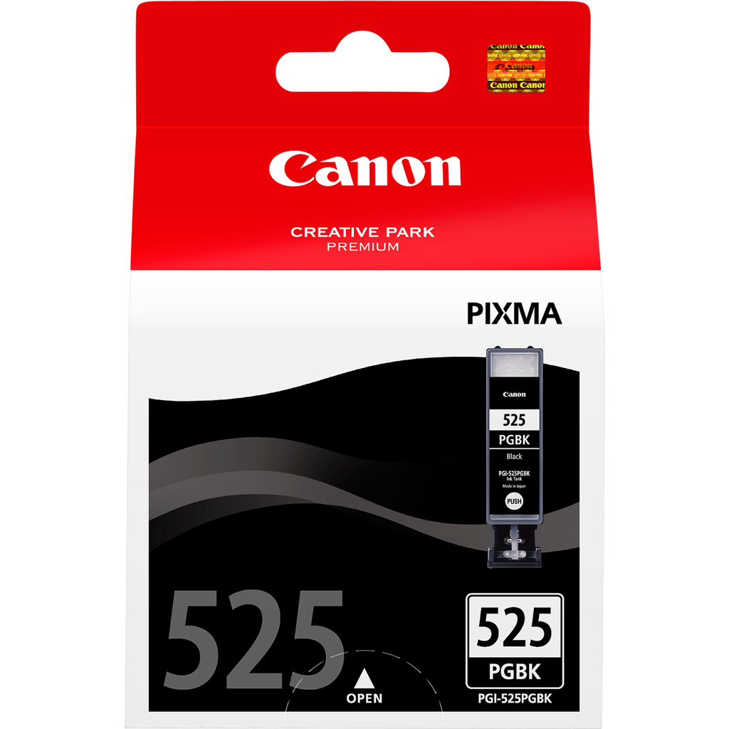 Canon PGI-525PGBK / 4529B001 photo black ink cartridge, 341 pages