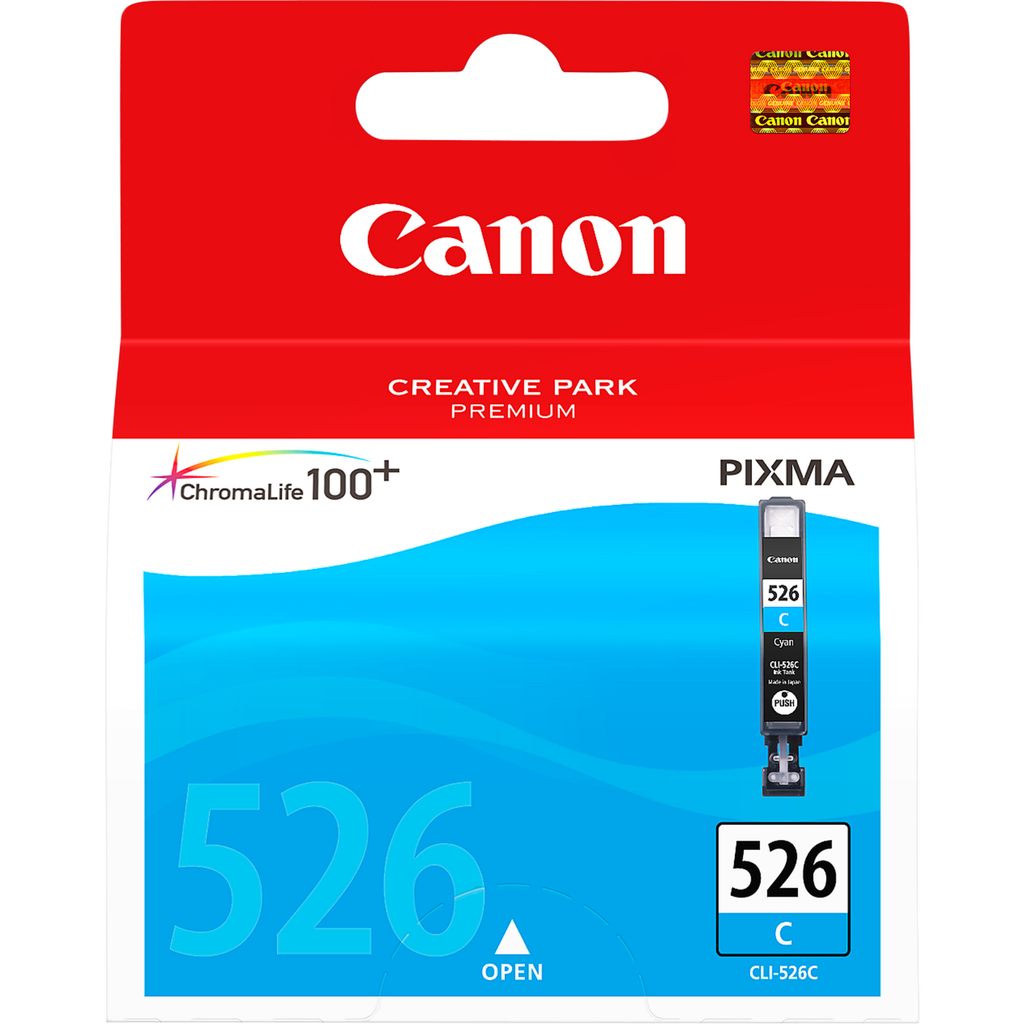 [4541B001] Cartouche d'encre Canon CLI-526C / 4541B001 cyan, 530 pages