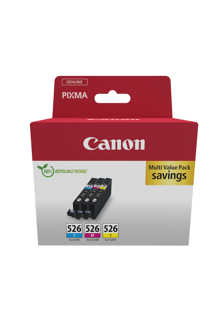 [4541B018] Canon CLI-526 / 4541B018 3-color ink pack