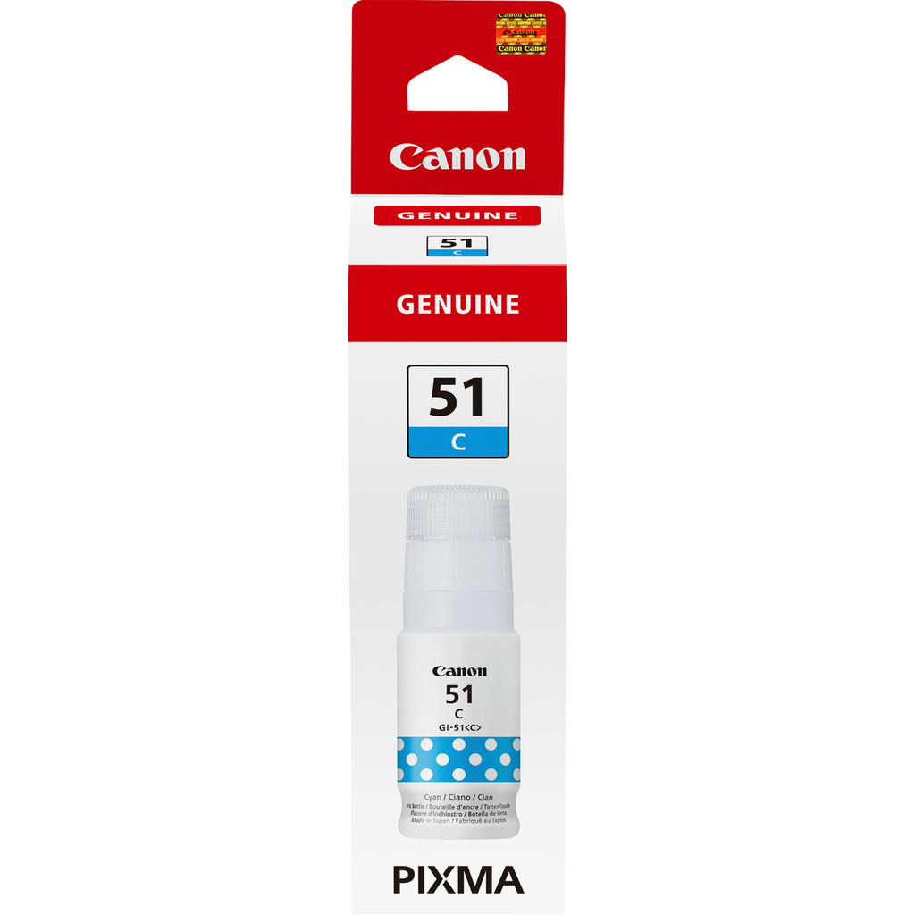 [4546C001] Canon GI-51 / 4546C001 cyan ink bottle, 7,700 pages