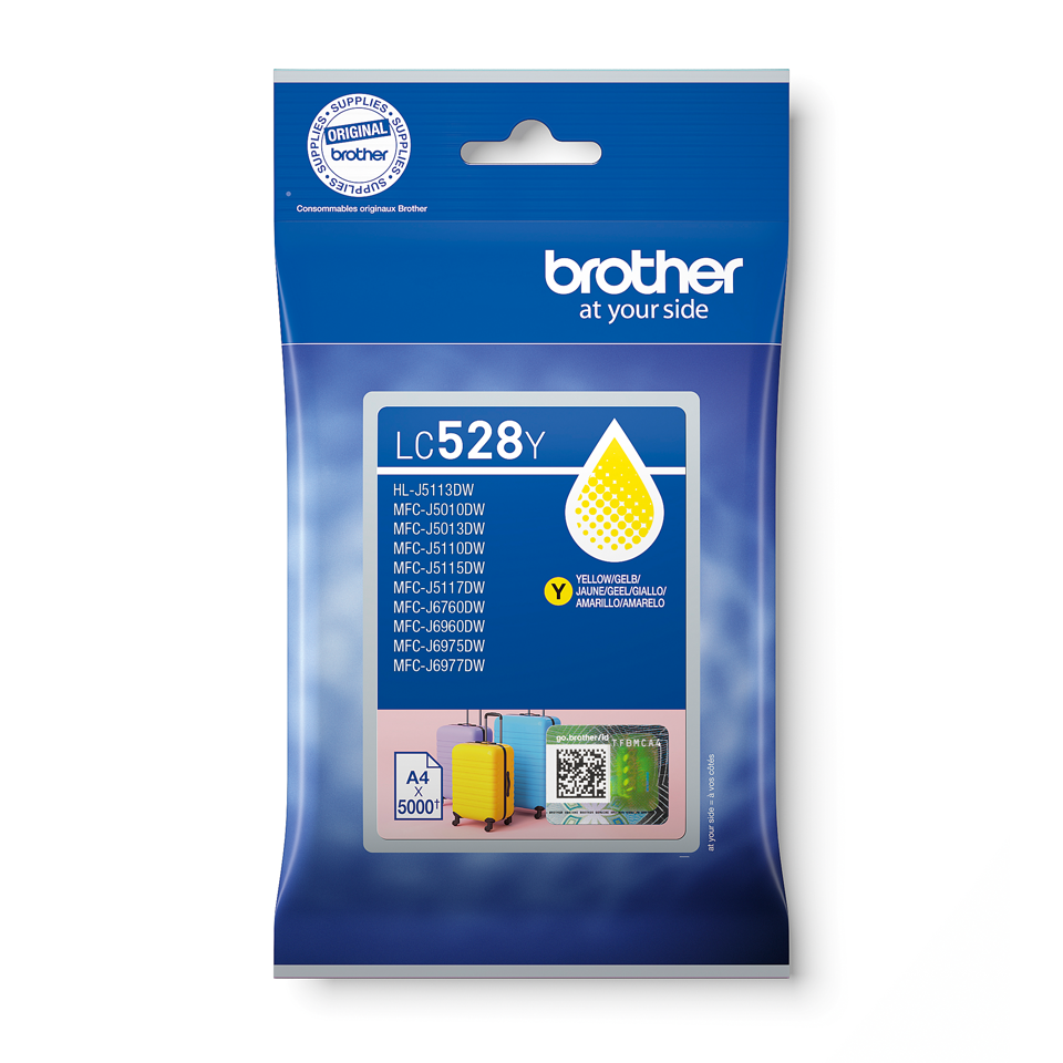 [LC528Y] Brother LC-528Y / LC528Y yellow ink cartridge XXL, 5,000 pages