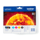 Brother Tinten-Multipack LC-980VALBP / LC980VALBP, 4 Farben, 260 Seiten