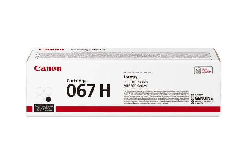 Canon 067H / 5106C002 black XL toner, 3,130 pages