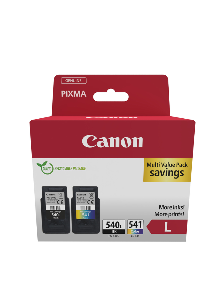 [5224B013] Multipack Tintenpatronen Canon PG540L/CL541XL / 5224B013, 4 Farben XL