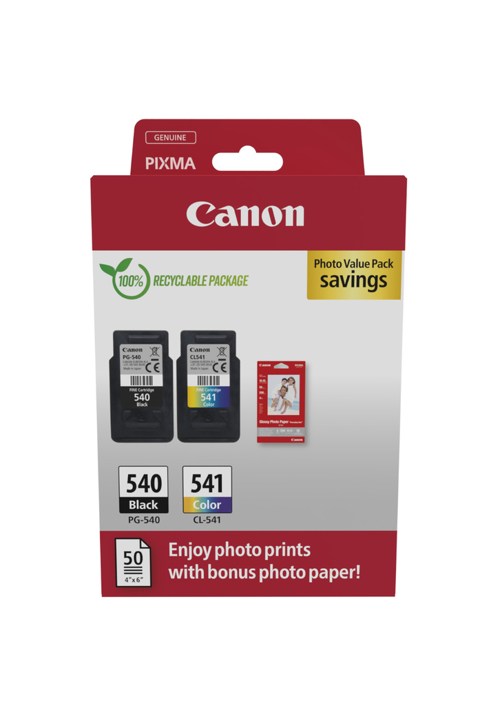 [5225B013] Pack Canon PG-540/CL-541 / 5225B013 4 couleurs
