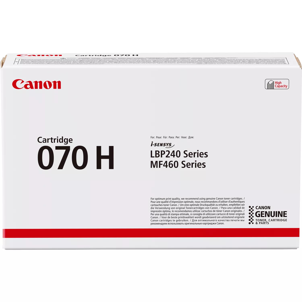 Toner Canon 070H / 5640C002 Schwarz XL, 10.200 Seiten