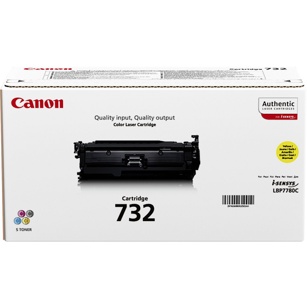 [6260B002] Toner Canon 732 / 6260B002 jaune, 6 400 pages