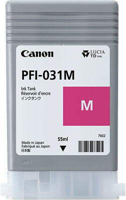 [6265C001] Canon PFI-031M / 6265C001 magenta ink cartridge, 55 ml