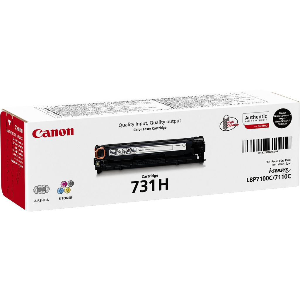 [6273B002] Toner Canon 731 / 6273B002 noir XL, 2 400 pages