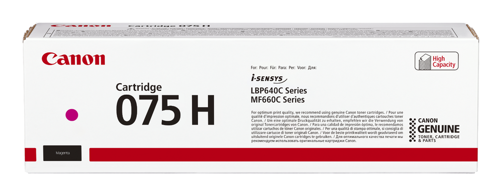 [6367C002] Canon 075H / 6367C002 magenta XL toner, 2,500 pages