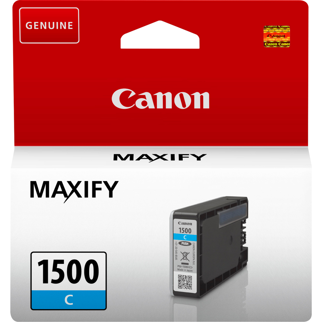 Tintenpatrone Canon PGI-1500 / 9229B001 Cyan, 45 ml
