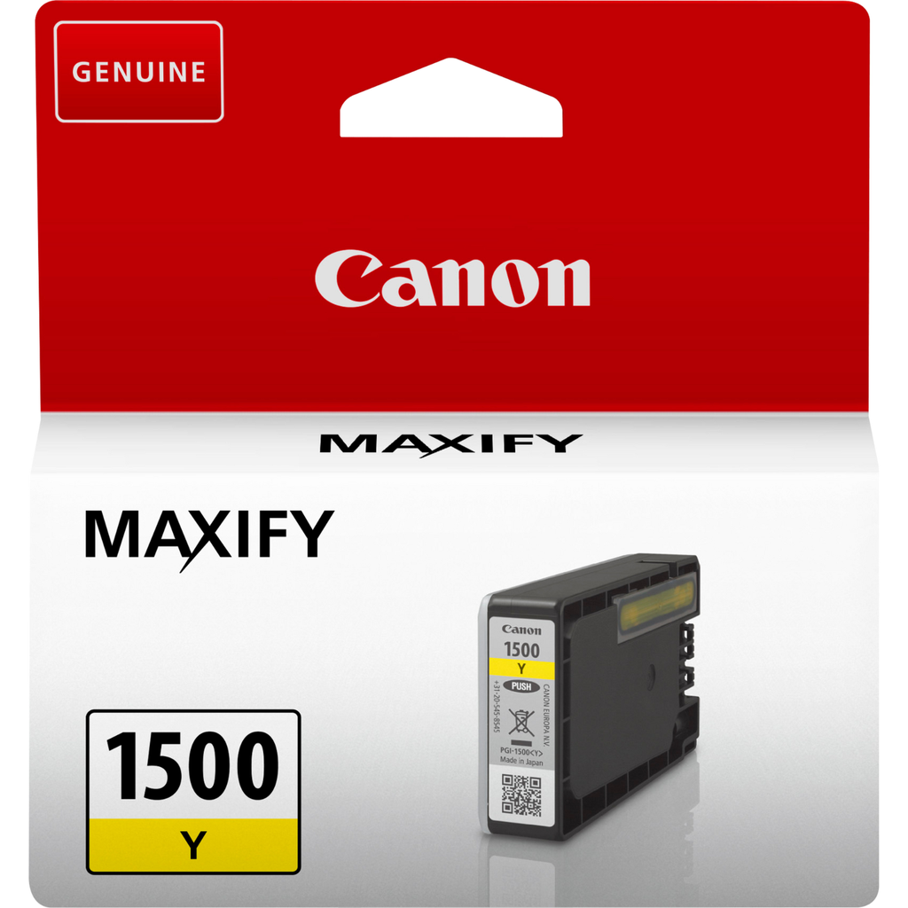 [9231B001] Canon PGI-1500 / 9231B001 yellow ink cartridge, 45 ml