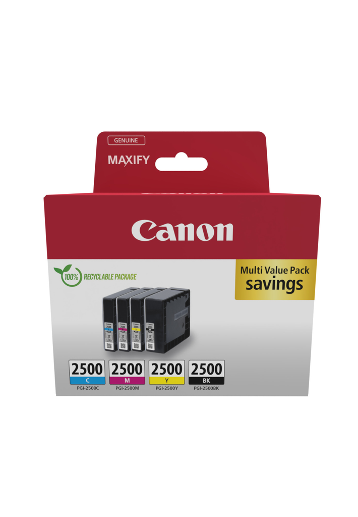[9290B006] Multipack Tintenpatronen Canon PGI-2500 / 9290B006, 4 Farben