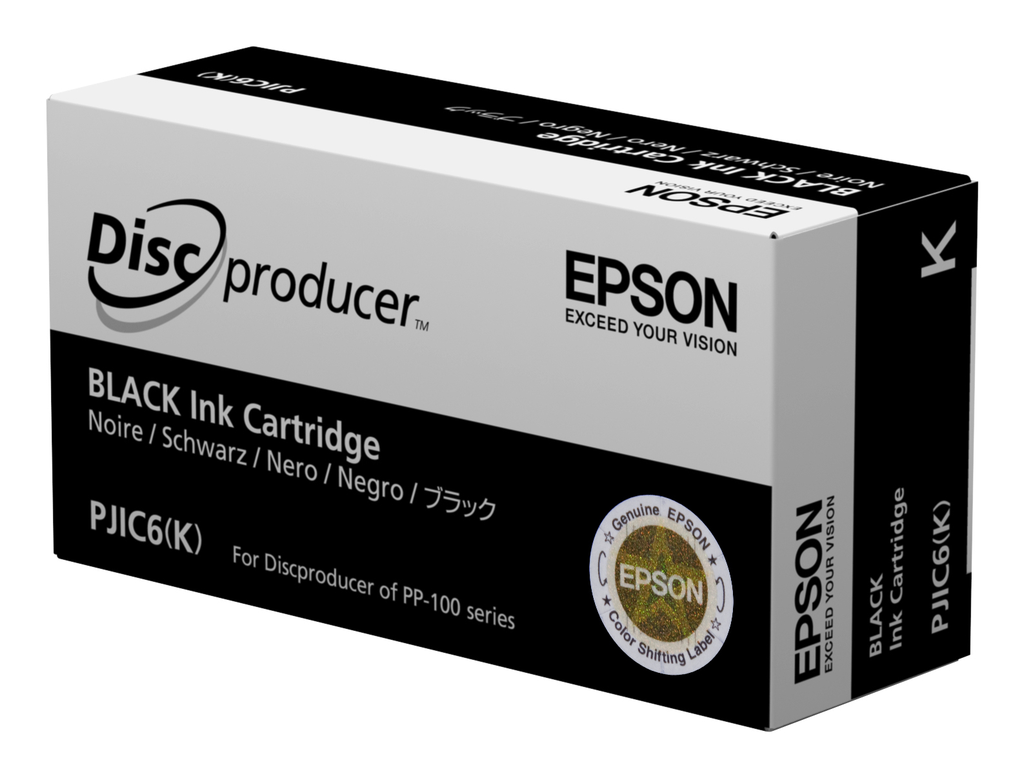 [C13S020693] Tintenpatrone Epson PJIC7K / C13S020693 Schwarz, 322 ml