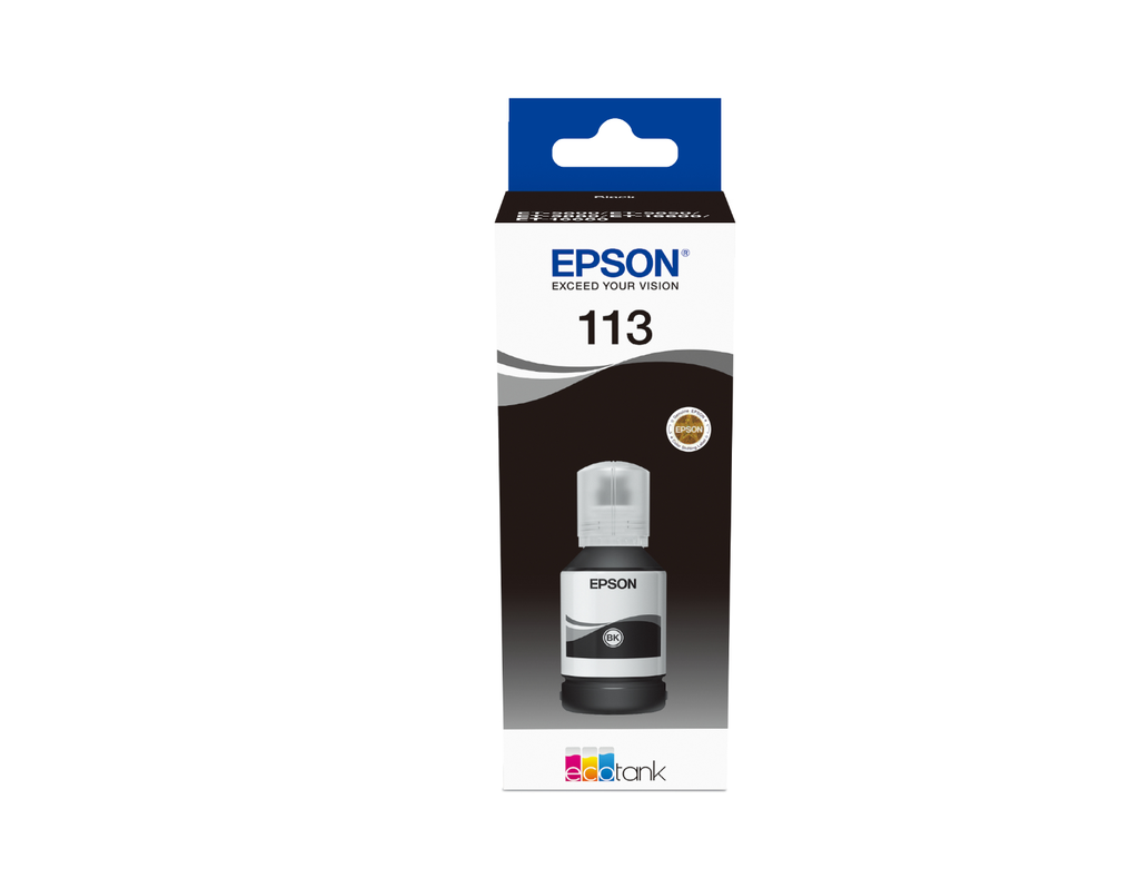 [C13T06B140] Bouteille d'encre Epson 113 / C13T06B140 noire, 7 500 pages