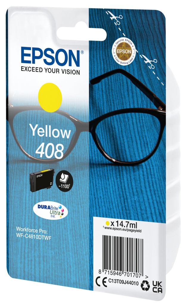 Tintenpatrone Epson C13T09J44010 Gelb, 1.100 Seiten