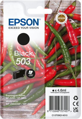 Tintenpatrone Epson 503 / C13T09Q14020 Schwarz, 46 ml