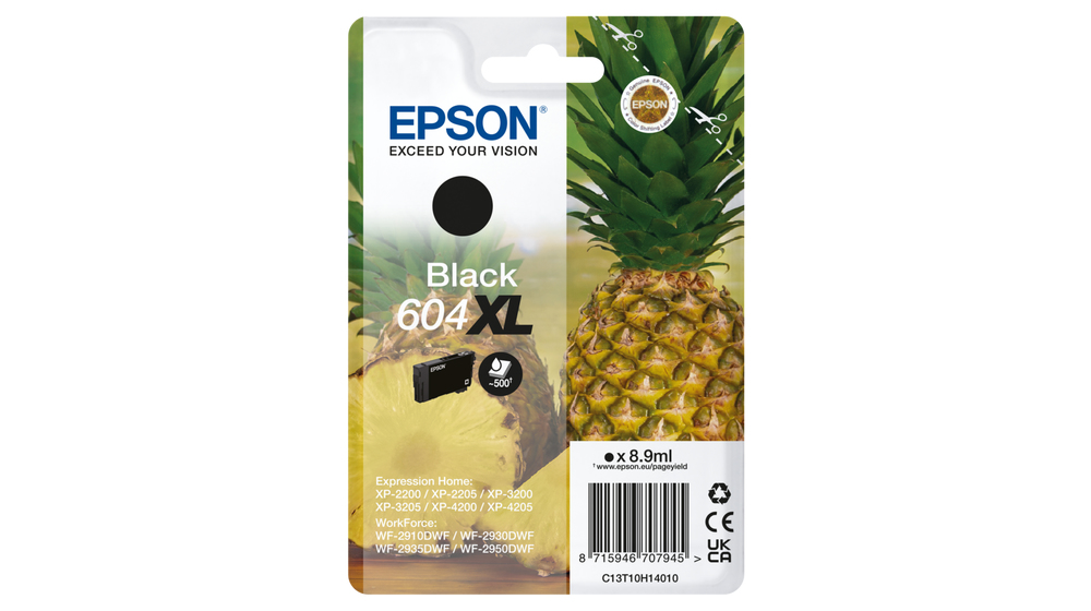 [C13T10H14010] Cartouche d'encre Epson 604XL / C13T10H14010 noire XL, 500 pages