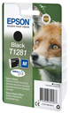 Cartouche d'encre Epson T1281 / C13T12814012 noire, 185 pages
