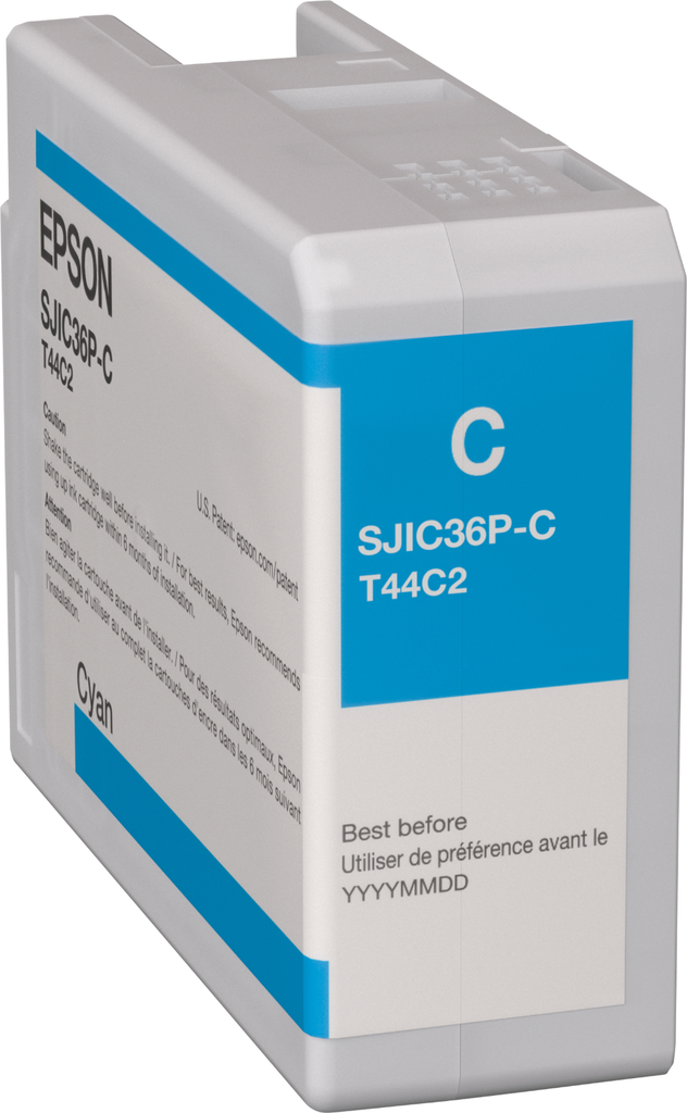 [C13T44C240] Epson SJIC36PC / C13T44C240 cyan ink cartridge, 80 ml