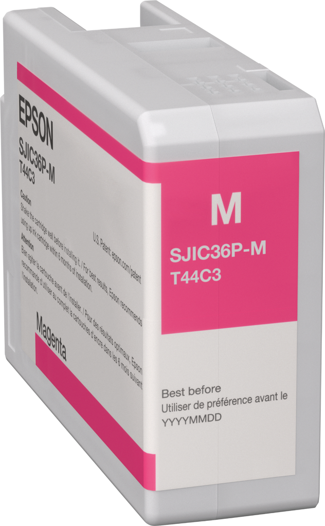 Cartouche d'encre Epson SJIC36PM / C13T44C340 magenta, 80 ml