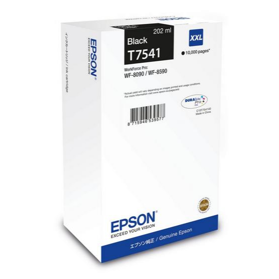 [C13T75414N] Tintenpatrone Epson T7541 / C13T75414N Schwarz XXL, 10.000 Seiten