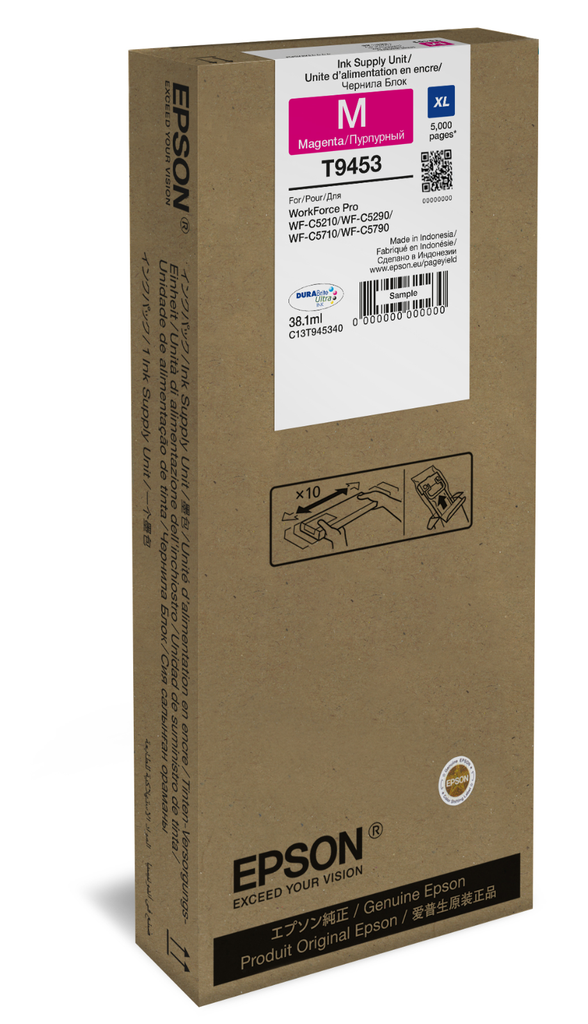 [C13T945340] Tintenpatrone Epson T9453 / C13T945340 Magenta XL, 5.000 Seiten