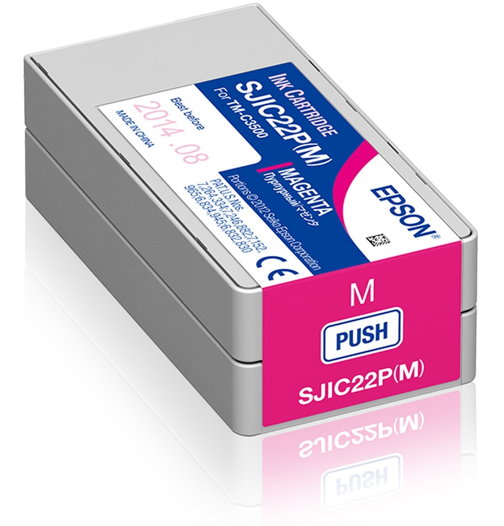 Cartouche d'encre Epson SJIC22PM / C33S020603 magenta, 325 ml