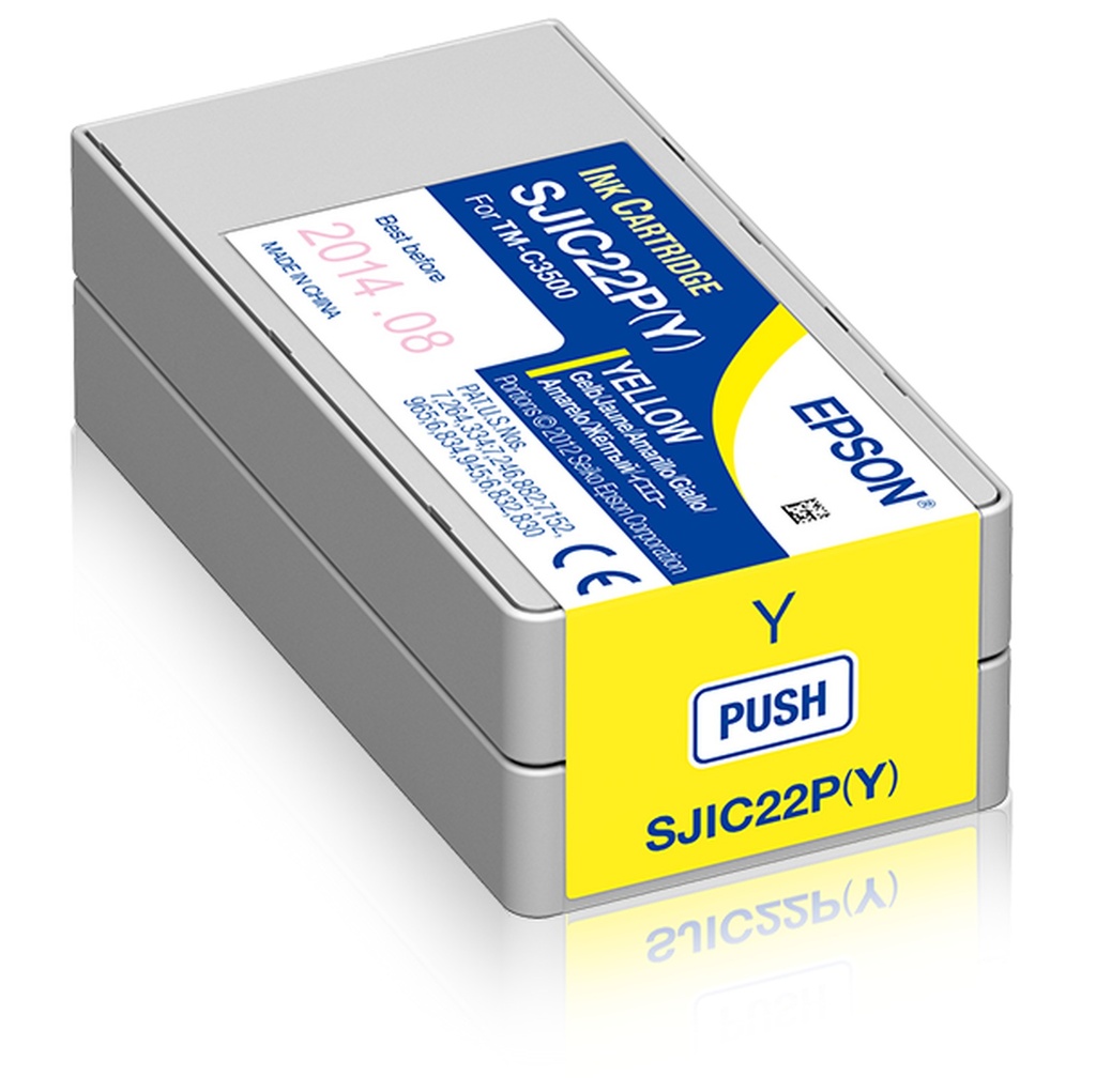 [C33S020604] Cartouche d'encre Epson SJIC22PY / C33S020604 jaune, 325 ml