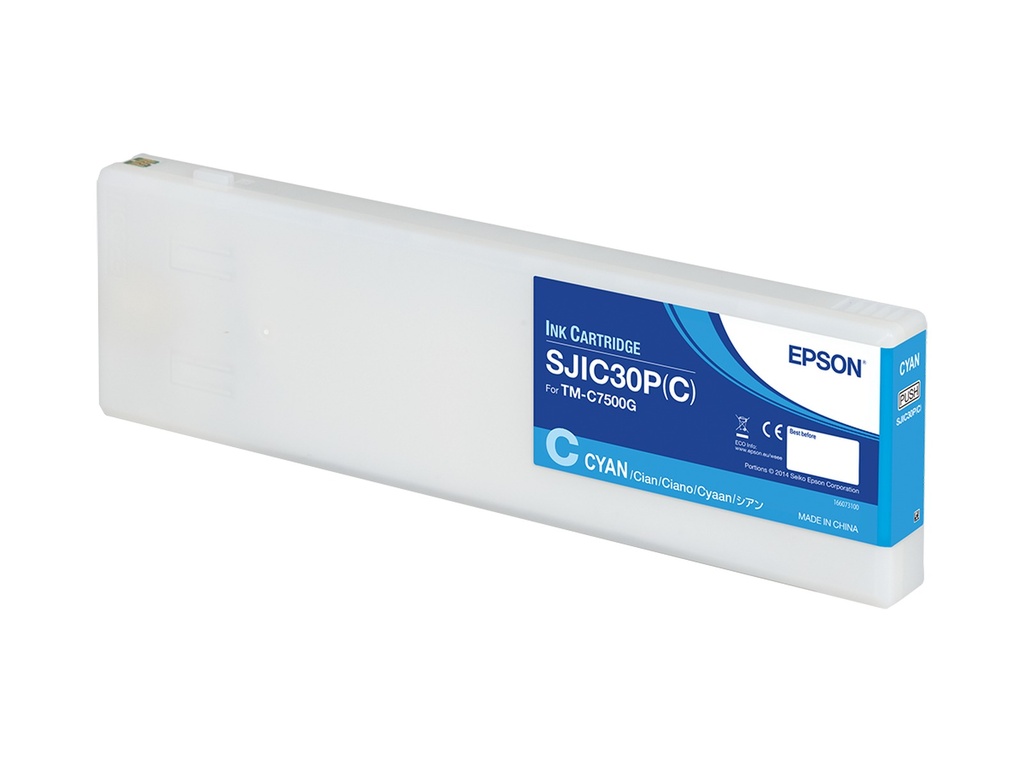 Cartouche d'encre Epson SJIC30P(C) / C33S020640 cyan, 2943 ml