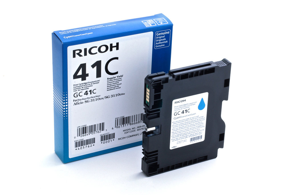 [405762] Cartouche d'encre Ricoh GC41C / 405762 cyan