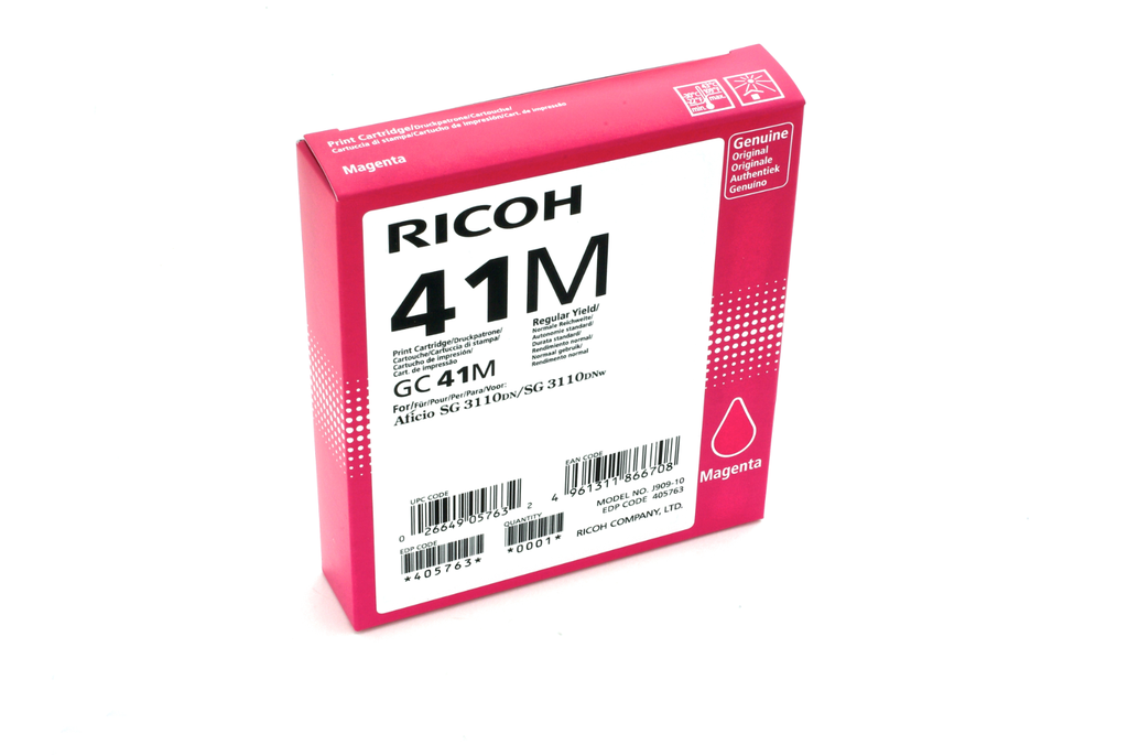[405763] Tintenpatrone Ricoh GC41M / 405763 Magenta