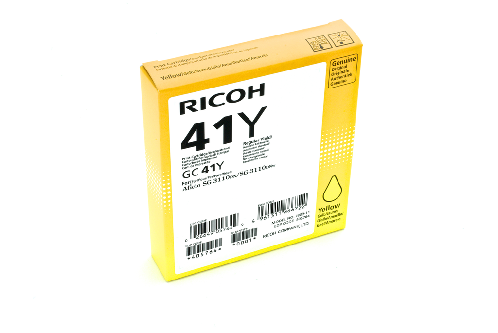 [405764] Ricoh GC41Y / 405764 yellow ink cartridge