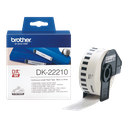 Rouleau continu papier Brother DK-22210 / DK22210, noir sur blanc, 29 mm x 30,48 m