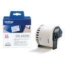 Brother DK-44205 / DK44205 continuous removable paper roll, black on white, 62 mm x 30.48 m