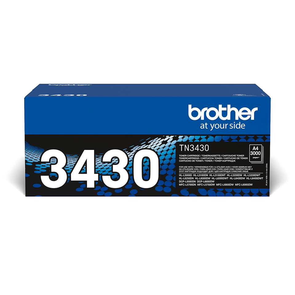 Brother Toner TN-3430 / TN3430 Schwarz, 3.000 Seiten