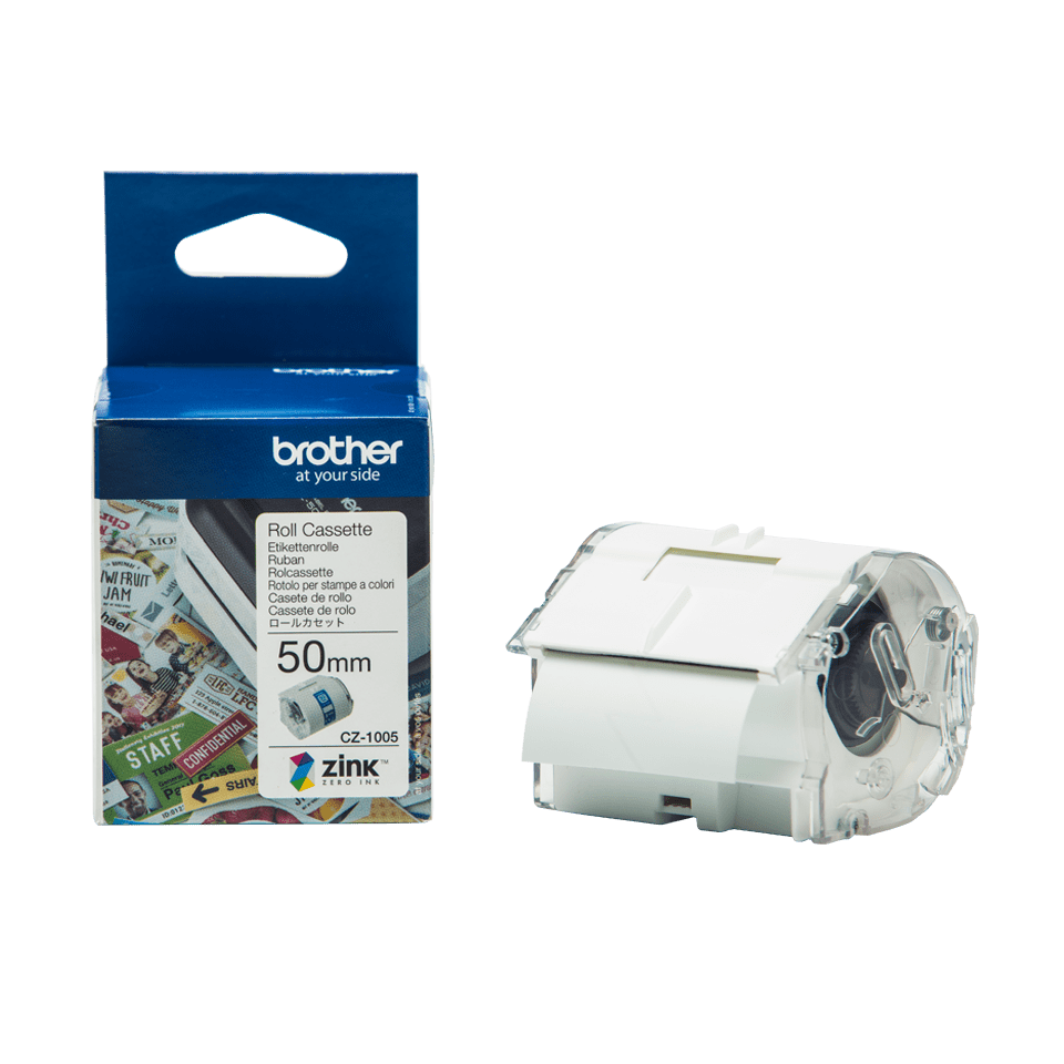 Brother CZ-1005 / CZ1005 full color label roll, 50 mm x 5 m
