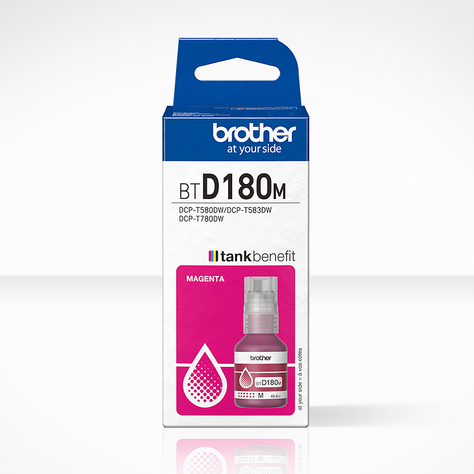 [BTD180M] Brother Tintenflasche BT-D180M / BTD180M Magenta, 5.000 Seiten