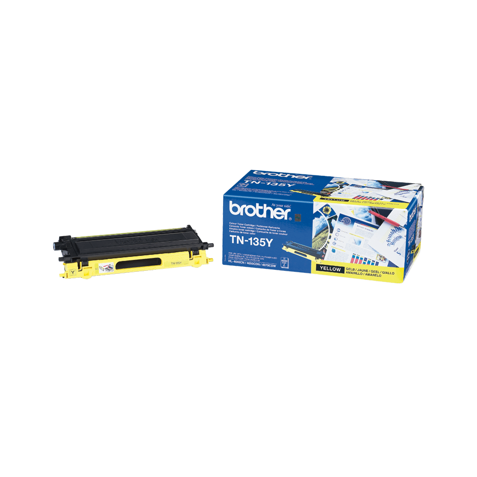 [TN135Y] Toner Brother TN-135Y / TN135Y jaune XL, 4 000 pages
