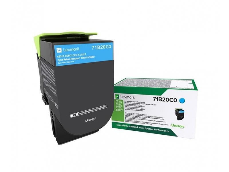 [71B20C0] Toner Lexmark 71B20C0 Cyan