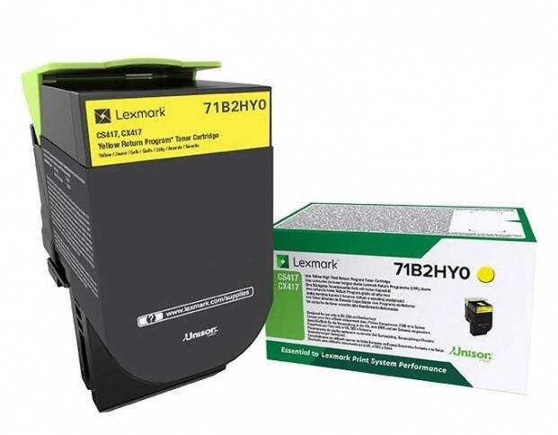 [71B2HY0] Toner Lexmark 71B2HY0 Gelb