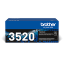 Brother TN-3520 / TN3520 black toner ultra high yield, 20,000 pages