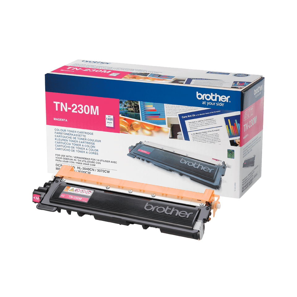 Brother TN-230M / TN230M magenta toner, 1,400 pages