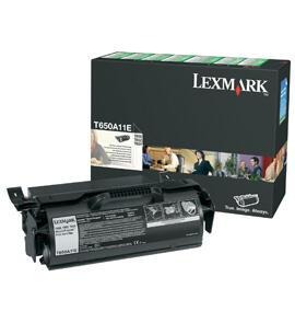 Lexmark T650A11E black toner, 7,000 pages