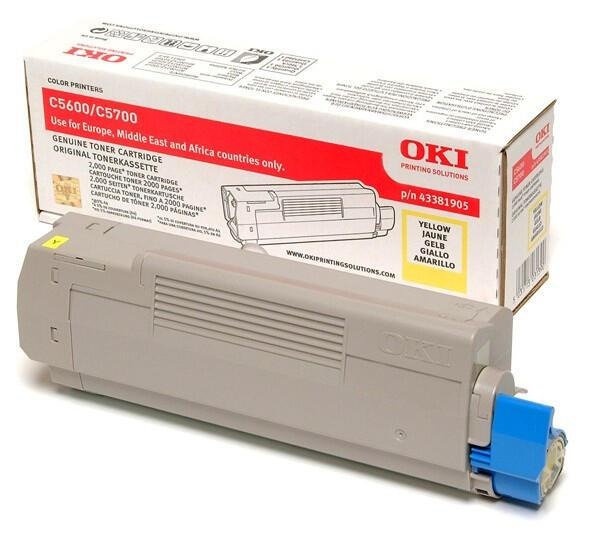 Toner OKI 43381905 Gelb