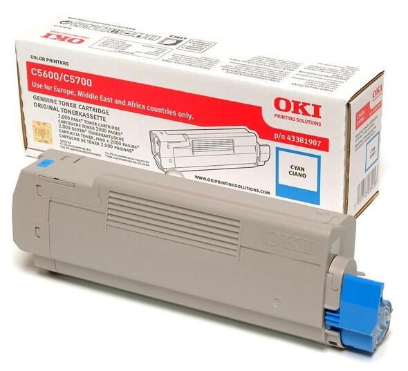 [43381907] OKI 43381907 cyan toner