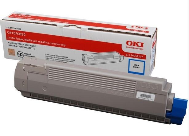 Toner OKI 44059107 Cyan, 8.000 Seiten