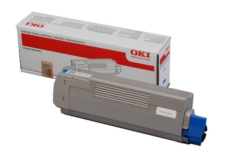 OKI 44315307 cyan toner, 6,000 pages